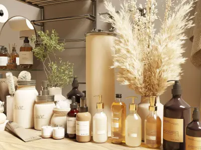 Collaction Bathroom Accessories 3D model