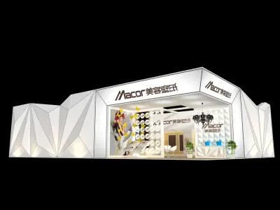 Exhibition - Area - 25X18-3DMAX2009-014 3D model