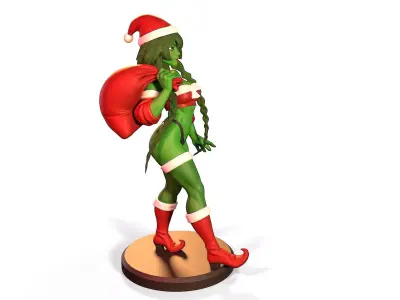 Grinch girl 3D print model