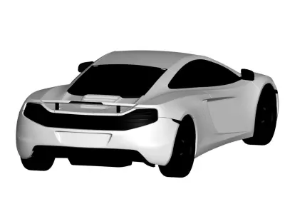 McLaren MP4 3D model