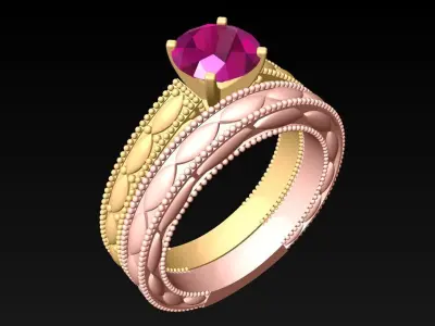 Wedding Rings - N482919 3D print model
