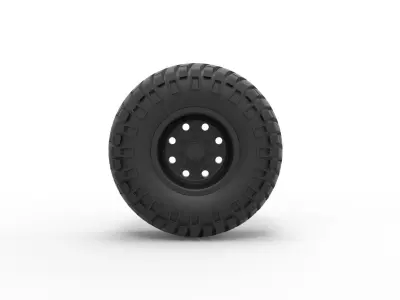 Offroad wheel 10 3D print model
