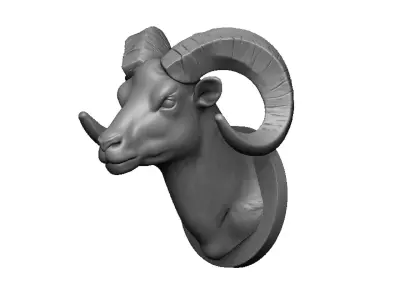 ram head 3D print model