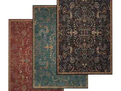 Rug Set 1100 3D model