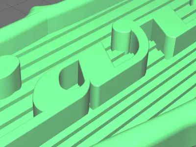 Disney Pixar Cars Logo  3D print model