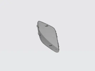 Mercedes A180 2013 Front Bumper Tow cover 3D print model