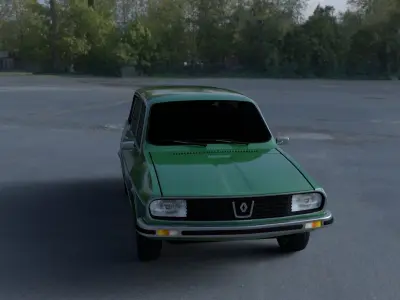 Renault 12  Dacia 1300 Estate HDRI 3D model