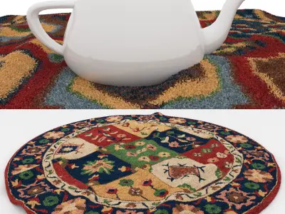 Rugs No 838 Low-poly 3D model