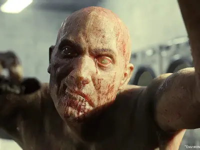 Zombies - Bloated Male-Female Twin-Pack Low-poly 3D model