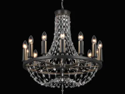 744148 Castello Lightstar Chandelier 3D model