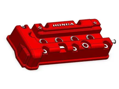 K20A valve cover 3D print model