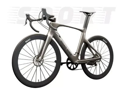 High quality Sport Bike metallic  Low-poly 3D model