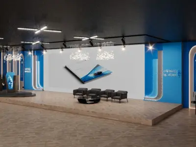 stage model 3D model