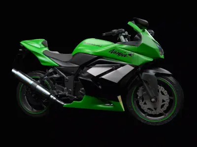 Kawasaki Ninja 250R 3D model