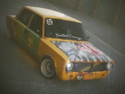 VAZ 2101 Rat 3D model