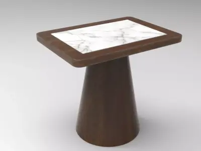 Ange Side Table Low-poly 3D model