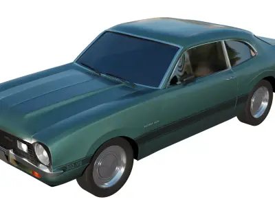 Classic Car - Maverick 302-V8  3D model