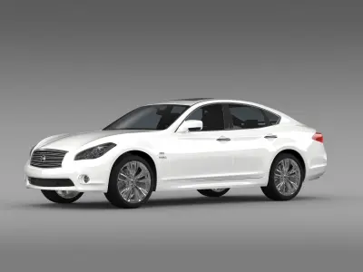 Nissan Fuga Hybrid Y51  3D model