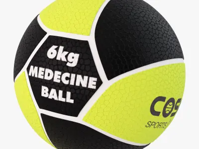 EIGHT PANNEL MEDICINE BALL 3D print model