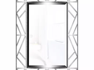 Rectangular decorative mirror KFE1350 3D model