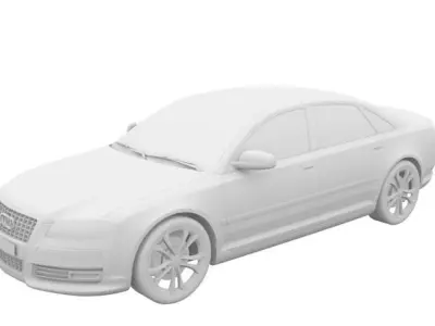 Audi A6 car 3D model  3D model