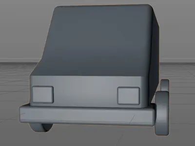 mini van  Free 3D model