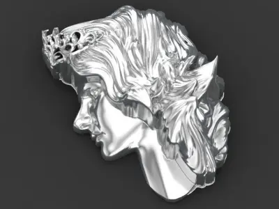 Queen 4 3D print model