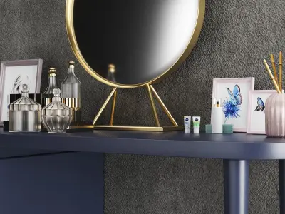 Modern Interior Set 375 3D model