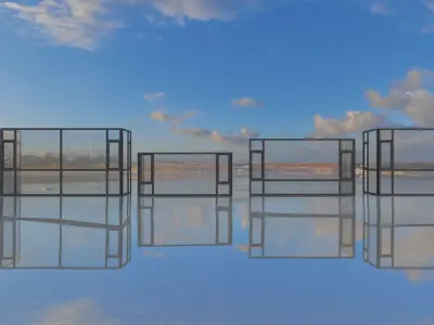 Modern Window Museum 3D model