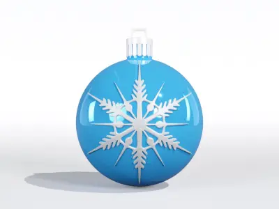 Christmas Ball Set 3D model