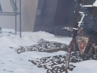 Scout Robot Free low-poly 3D model