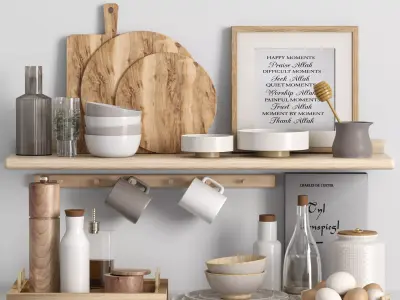 kitchen accessories 006 3D model