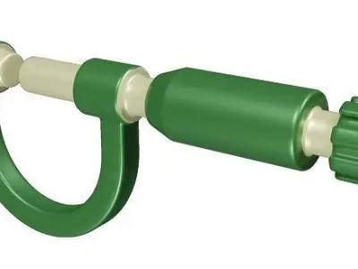 Marvelous Screw Gauge Toy Low-poly 3D model