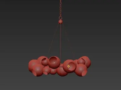 Bubbles Pendant 3D model