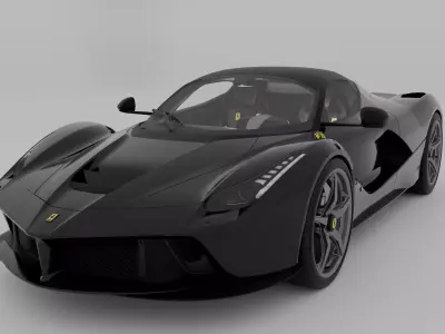 Ferrari LaFerrari 3D model 5