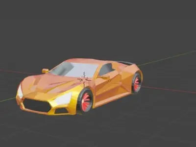 3d smart model car 3D print model