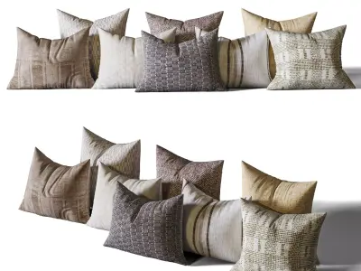 Pillow Set 04 3D model