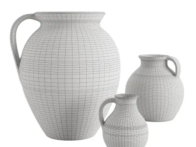Handcrafted Weathered Vase 3D model