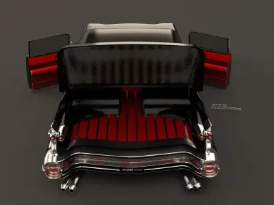 drag monster eldorado station 3D model