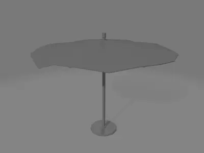 Umbrella Free low-poly 3D model purchase