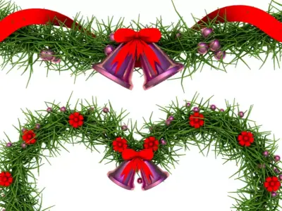 Christmas Wreath 3D model