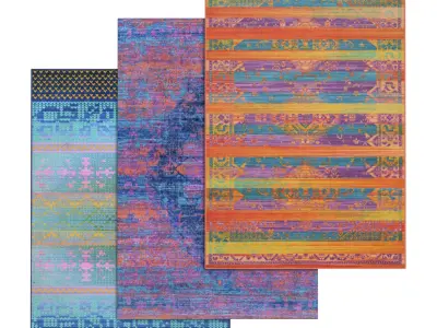 Rug Set 1613 3D model