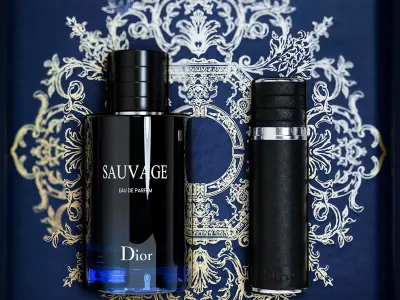 Christian Dior Sauvage Pack Free 3D model