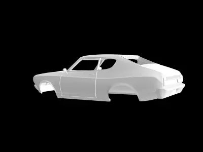 Datsun 710 coupe 3D print model