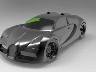 Veyron bugatti 3D model