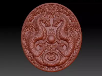 Dragon 3D print model