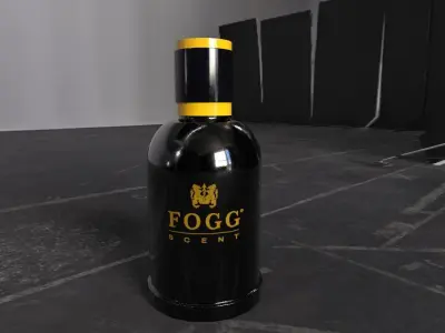 fogg perfume bottle  Low-poly 3D model