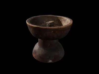 Anydrafts Candlestick 01 Low-poly 3D model