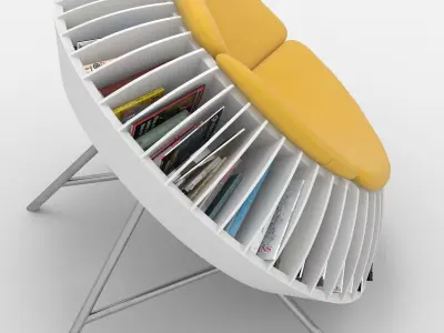 Sunflower Chair 3D model