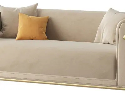 LUXURY KREM sofa 3D model